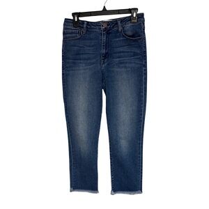 Parker Smith Cropped Frayed Hem Women's Jeans 8